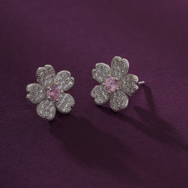 Daisy 925 Silver Earrings